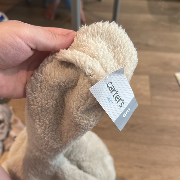 Carters unisex hooded/mini ears baby onesie zip-up. - Picture 4 of 5